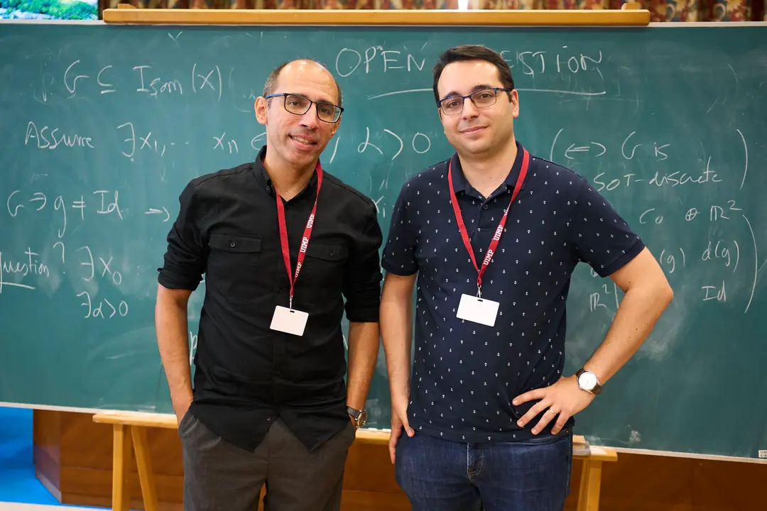 20/7/23  SANTANDER
UIMP 
XXII Escuela de Matem&aacute;ticas "Lluis Santal&oacute;". Linear and non-linear analysis in Banach spaces

Sheldon Gil Dantas; Luis Carlos Garc&iacute;a Lirola

FOTO: Juan Manuel Serrano Arce

