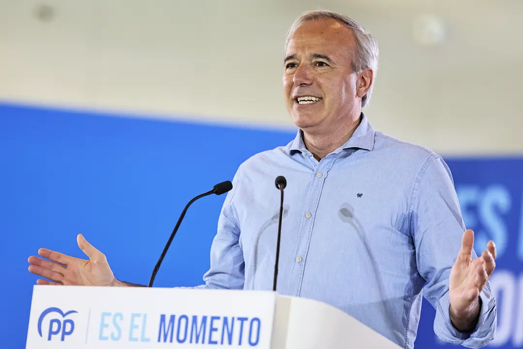 Jorge Azc&oacute;n, presidente del Partido Popular de Arag&oacute;n./ Toni Galan