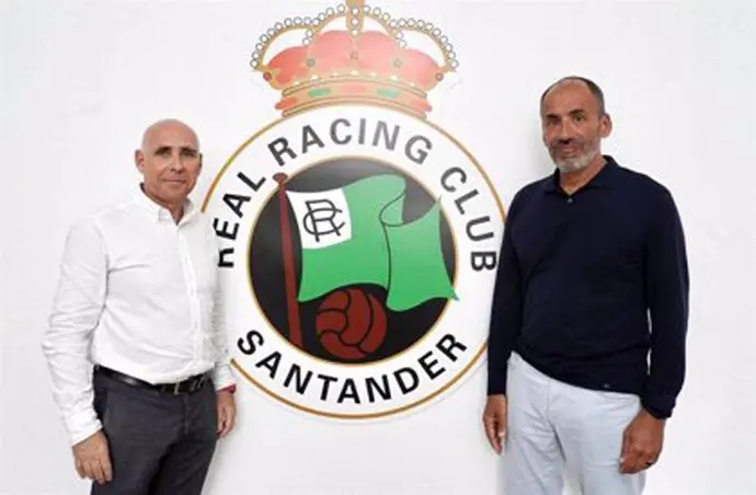 Manuel Higuera y Sebasti&aacute;n Ceria, propietarios de Sebman Sports Internacional, accionista mayoritaria del Racing de Santander.