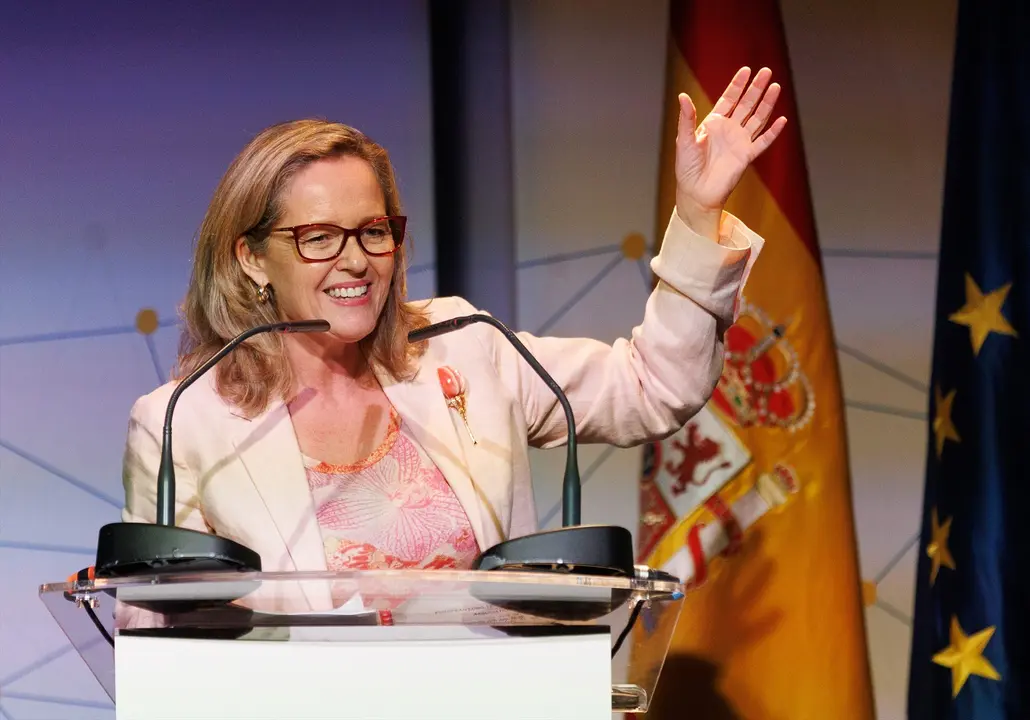 La vicepresidenta primera del Gobierno, Nadia Calvi&ntilde;o. EP / Eduardo Parra / Archivo
