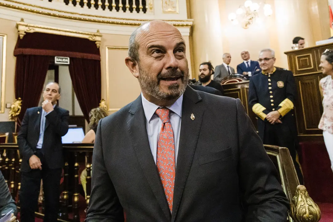 El nuevo presidente del Senado y vicesecretario de coordinaci&oacute;n auton&oacute;mica del PP, Pedro Roll&aacute;n. EP / Carlos Luj&aacute;n