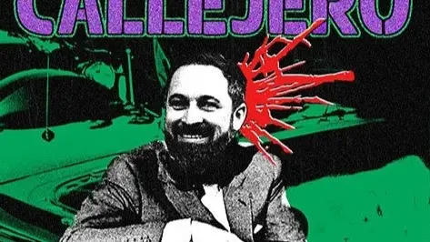 Cartel de la Semana Grande de Bilbao en el que aparece Santiago Abascal.