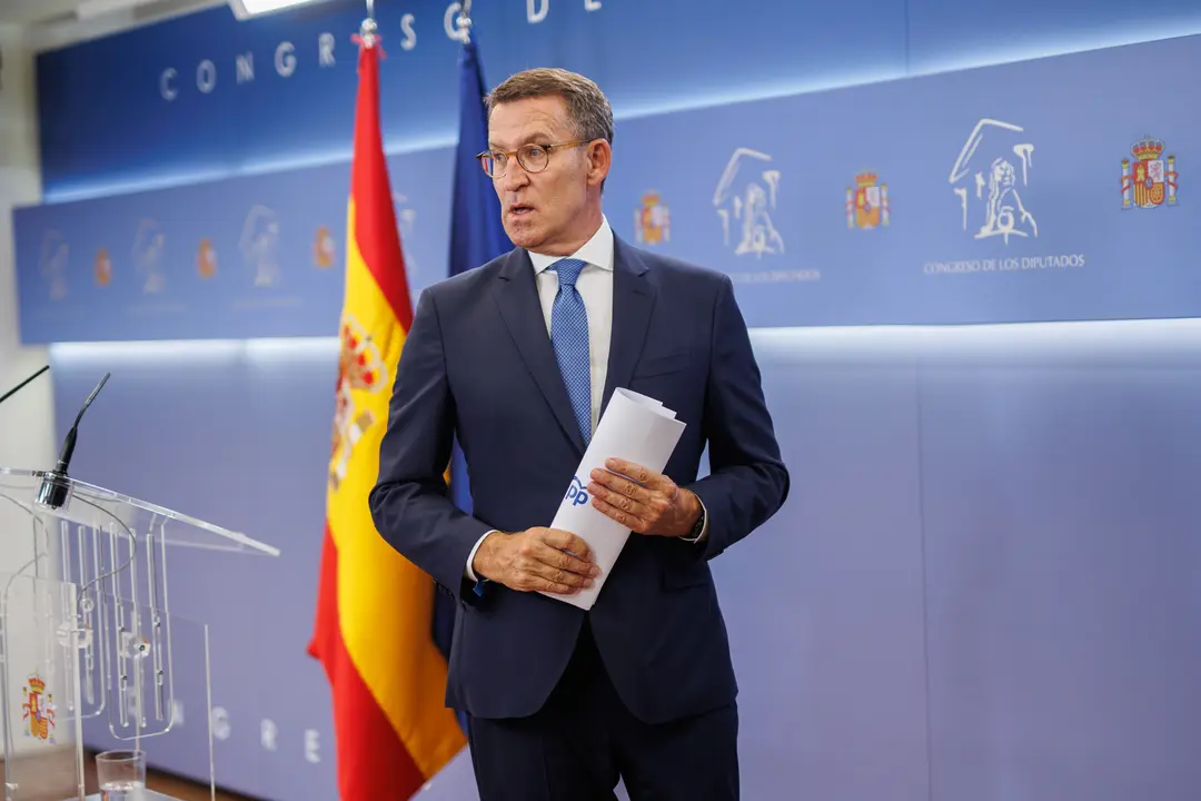 El presidente del PP, Alberto N&uacute;&ntilde;ez Feij&oacute;o. / EP