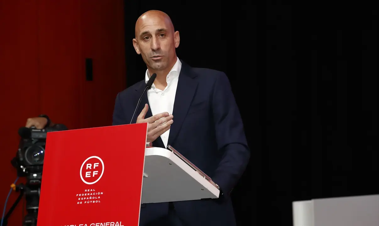 El presidente de la Real Federaci&oacute;n Espa&ntilde;ola de F&uacute;tbol (RFEF), Luis Rubiales. / EP