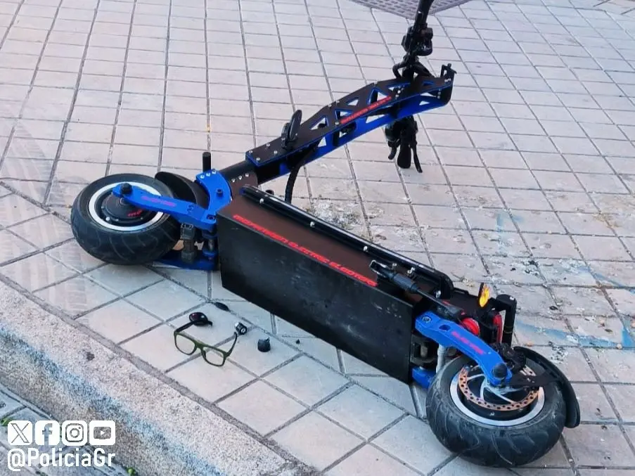 Patinete el&eacute;ctrico accidentado. / EP