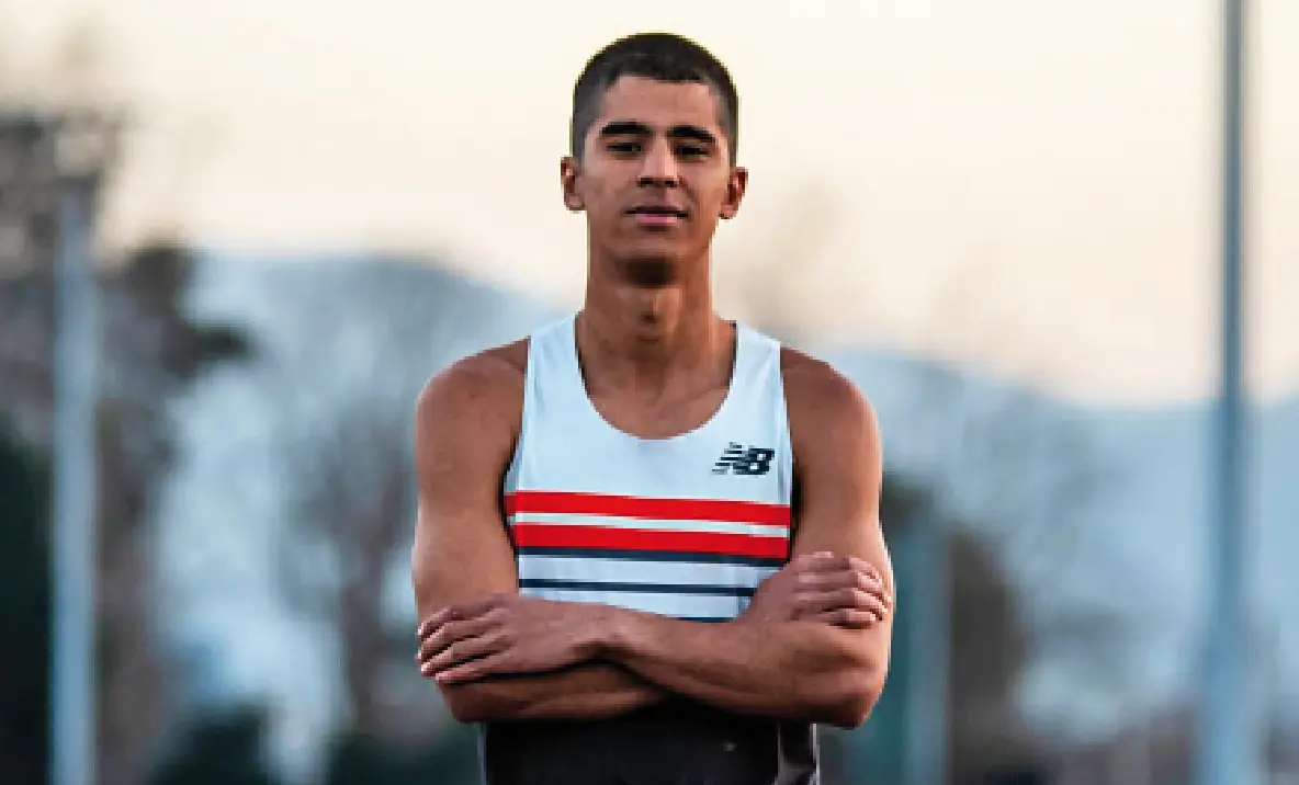 El atleta torrelaveguense Mohamed Attaoui.