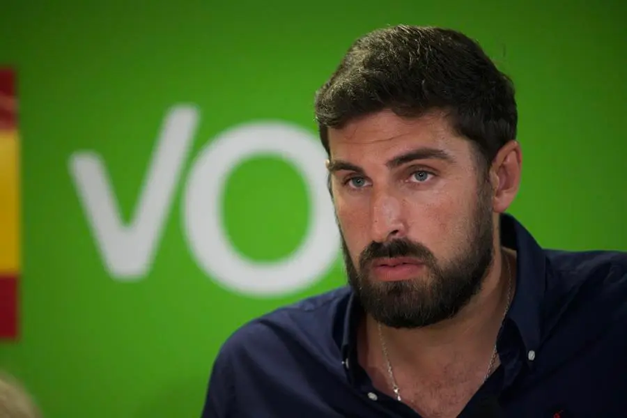 El presidente de Vox en Murcia, Jos&eacute; &Aacute;ngel Antelo. EFE/Juan Carlos Caval
