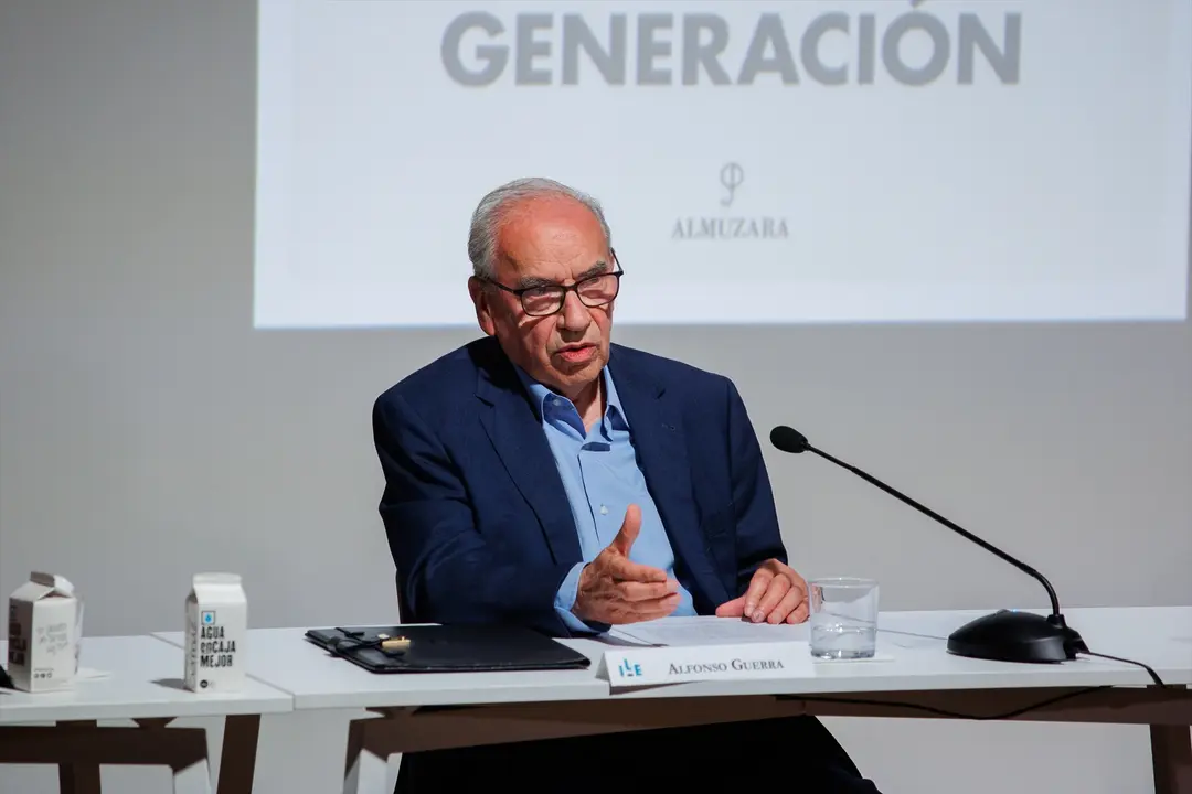 El exvicepresidente del Gobierno Alfonso Guerra. EP / Archivo