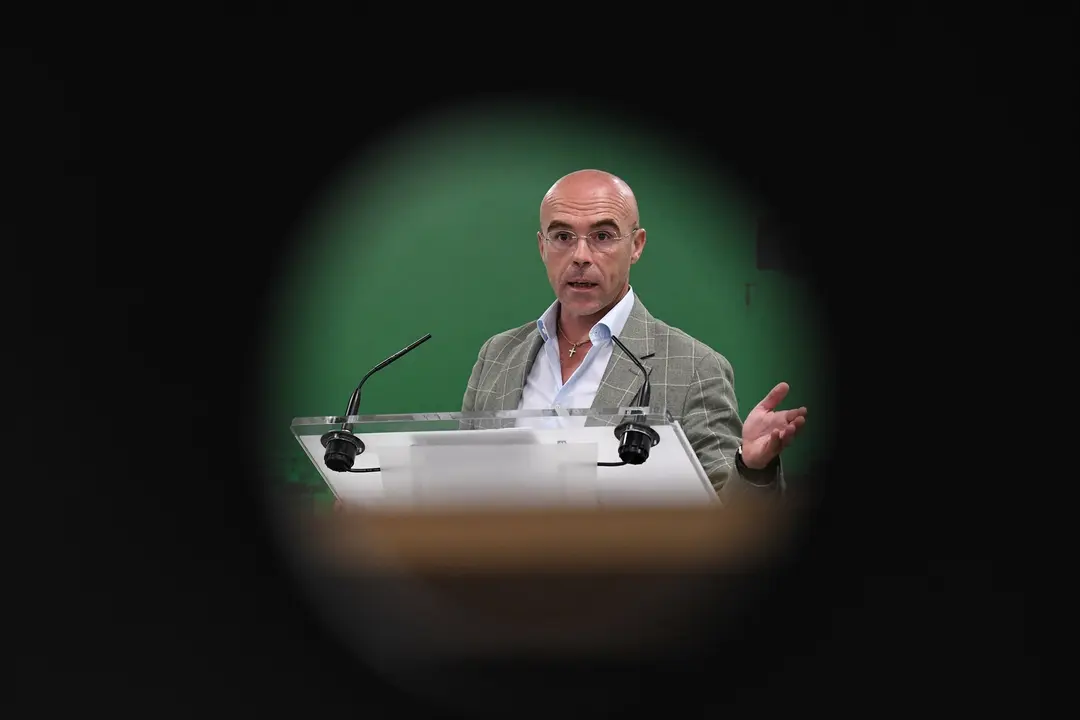 El secretario de Organizaci&oacute;n de Vox, Jorge Buxad&eacute;. EP / Fernando S&aacute;nchez / Archivo