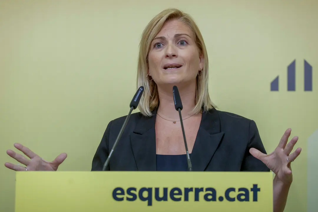 La portavoz de ERC, Raquel Sans. / EP