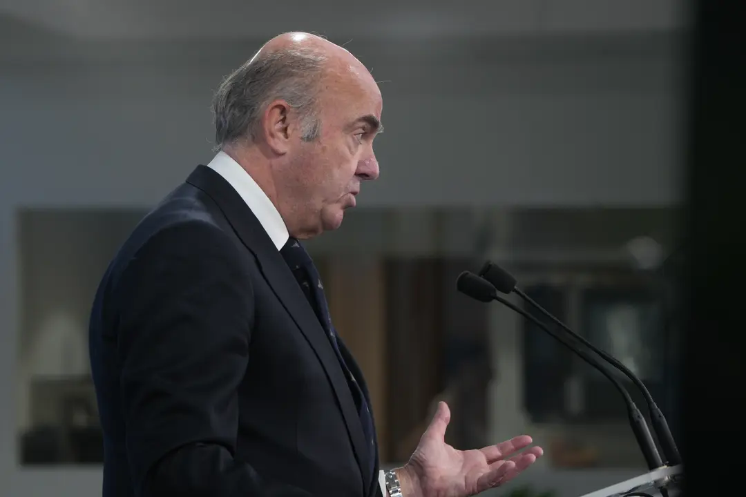 El vicepresidente del Banco Central Europeo, Luis de Guindos. / Unanue