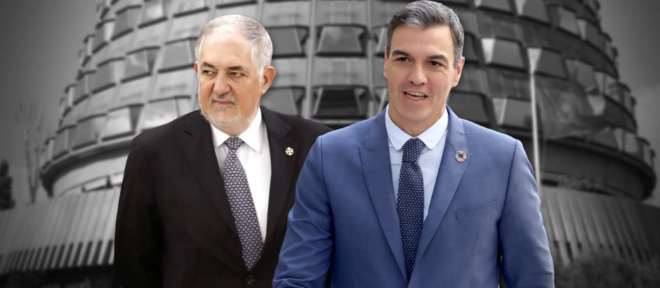 C&aacute;ndido Conde-Pumpido, nuevo presidente del Constitucional y Pedro S&aacute;nchez, presidente del Gobierno