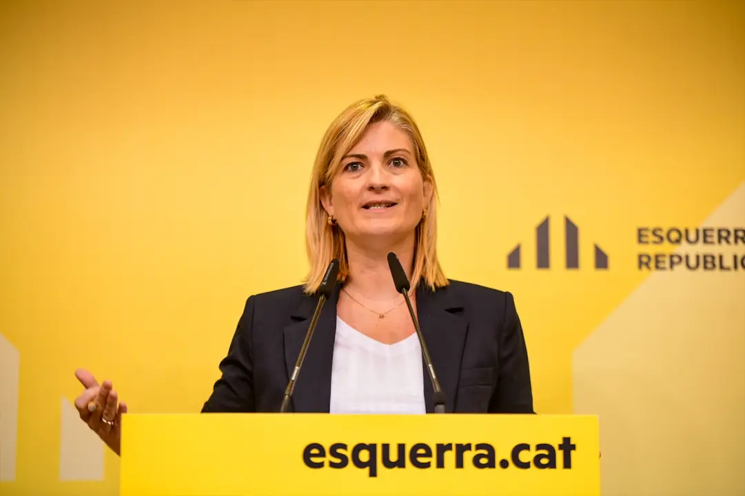 La portavoz de ERC, Raquel Sans. / EP