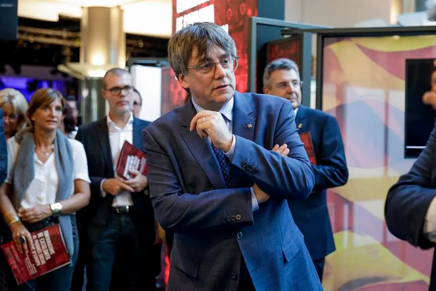 El expresidente de la Generalitat, Carles Puigdemont, en Bruselas. EFE/ Pablo Garrig&oacute;s