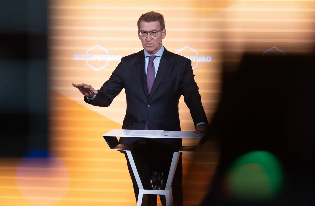 El presidente del PP, Alberto N&uacute;&ntilde;ez Feij&oacute;o. EP / Eduardo Parra