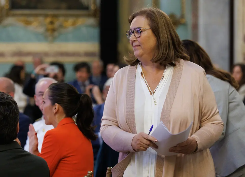 La presidenta de la Asociaci&oacute;n de V&iacute;ctimas del Terrorismo, Maite Araluce. EP / Eduardo Parra