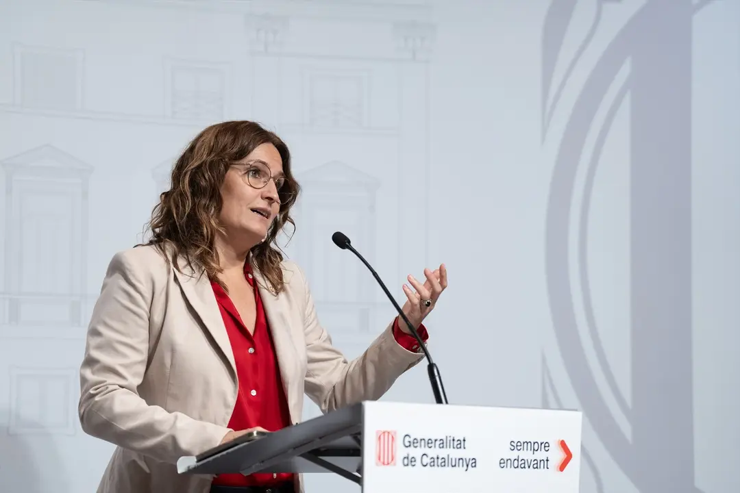 La consellera de Presidencia de la Generalitat, Laura Vilagr&agrave;. EP / DAVID ZORRAKINO