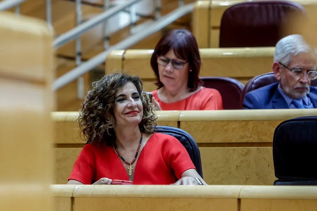 La ministra de Hacienda y Funci&oacute;n P&uacute;blica, Mar&iacute;a Jes&uacute;s Montero. EP / Ricardo Rubio