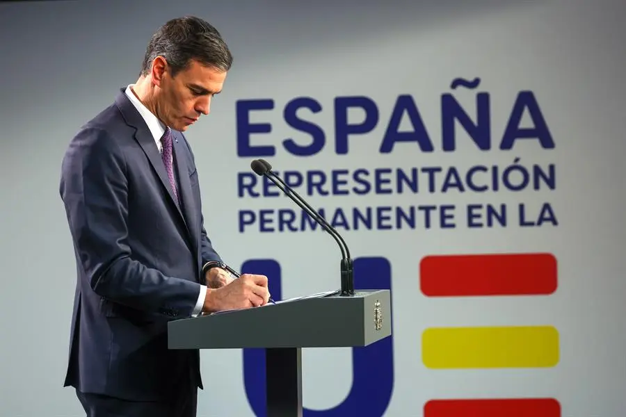 El presidente del Gobierno en funciones, Pedro S&aacute;nchez. EFE / OLIVIER HOSLET