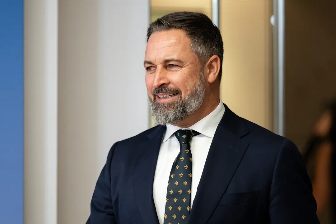 El l&iacute;der de Vox, Santiago Abascal. EP / Diego Radam&eacute;s