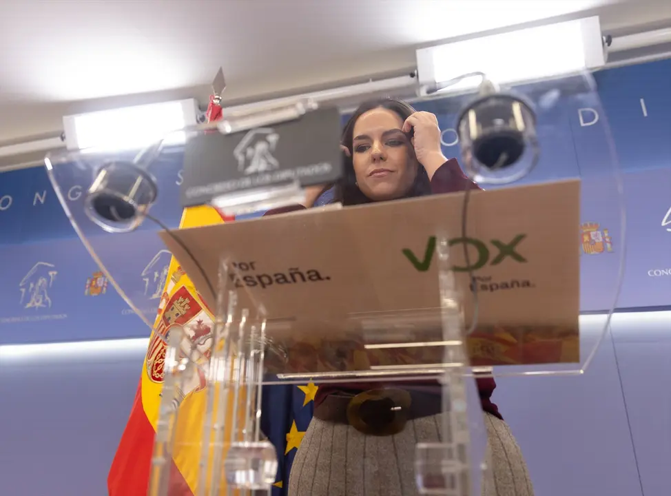 La portavoz de Vox en el Congreso, Pepa Mill&aacute;n. EP / Eduardo Parra