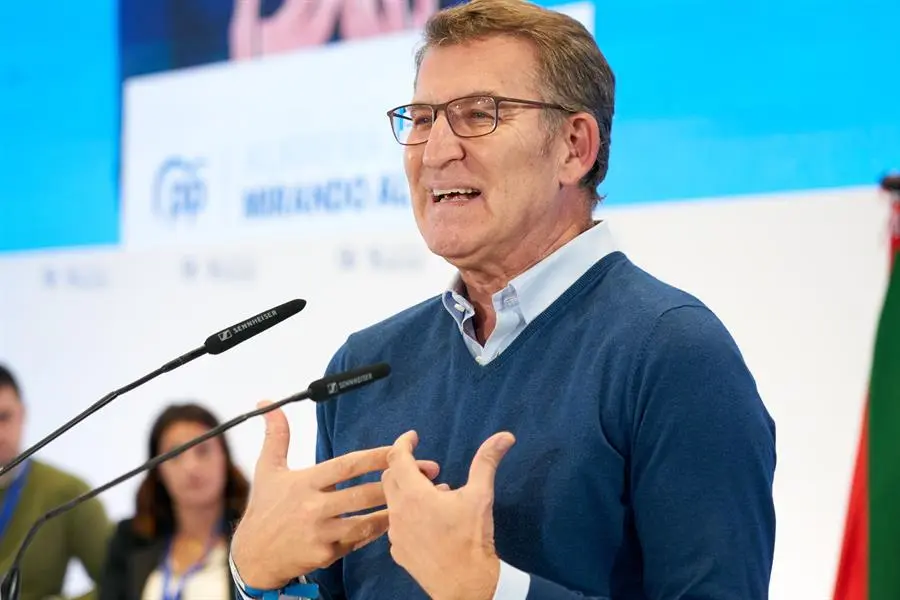 El presidente del PP, Alberto N&uacute;&ntilde;ez Feij&oacute;o. EFE / L. Rico