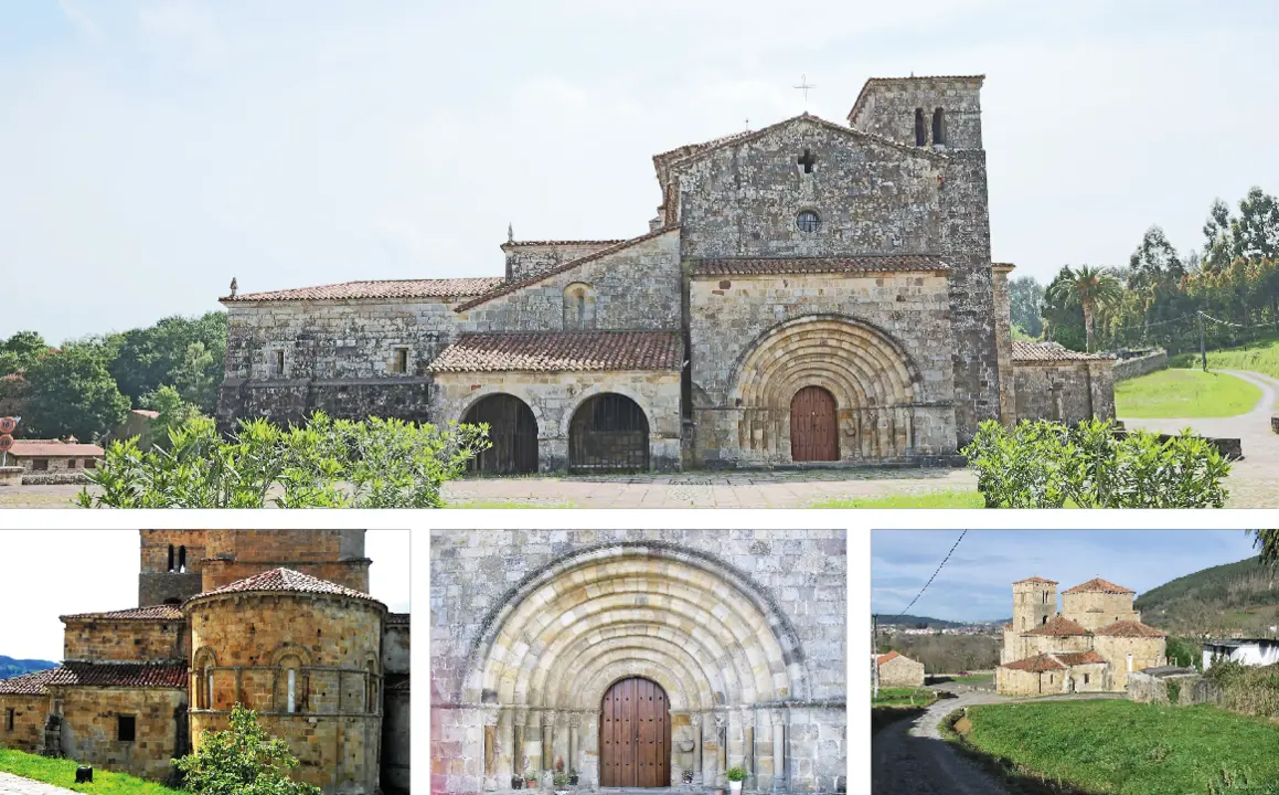 La Colegiata de Santa Cruz de Casta&ntilde;eda es uno de los principales ejemplos del arte rom&aacute;nico en la regi&oacute;n. / alerta