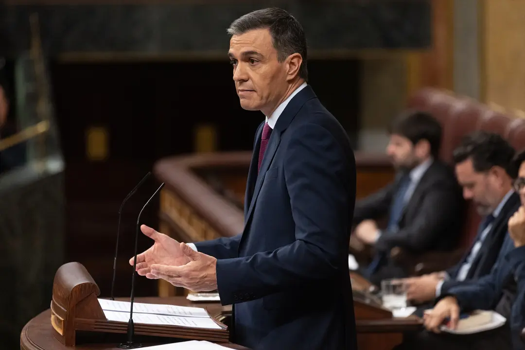 El presidente del Gobierno en funciones y candidato a la reelecci&oacute;n, Pedro S&aacute;nchez. EP / Eduardo Parra