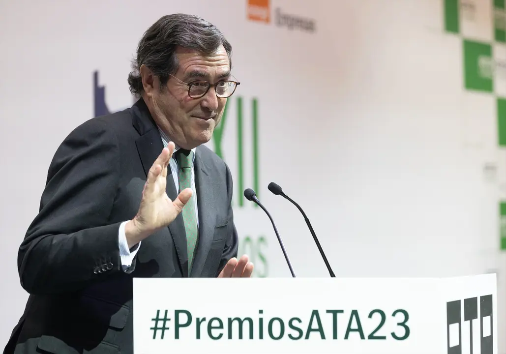 El presidente de la CEOE, Antonio Garamendi. EP / Eduardo Parra