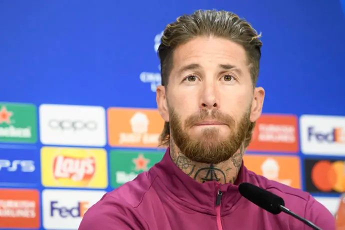 El capit&aacute;n del Sevilla FC, Sergio Ramos. EFE/ Ra&uacute;l Caro