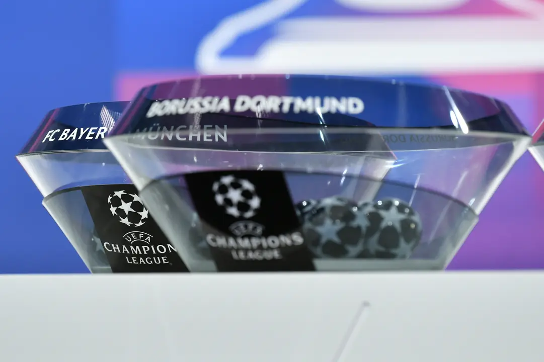 Bolas del sorteo de la champions. / Harold Cunningham