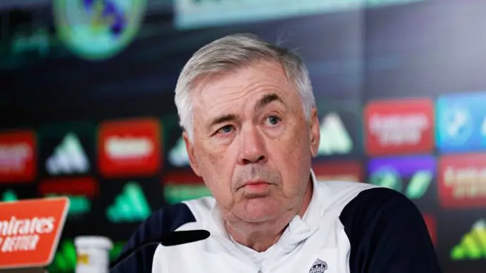 El t&eacute;cnico italiano Carlo Ancelotti. / aee