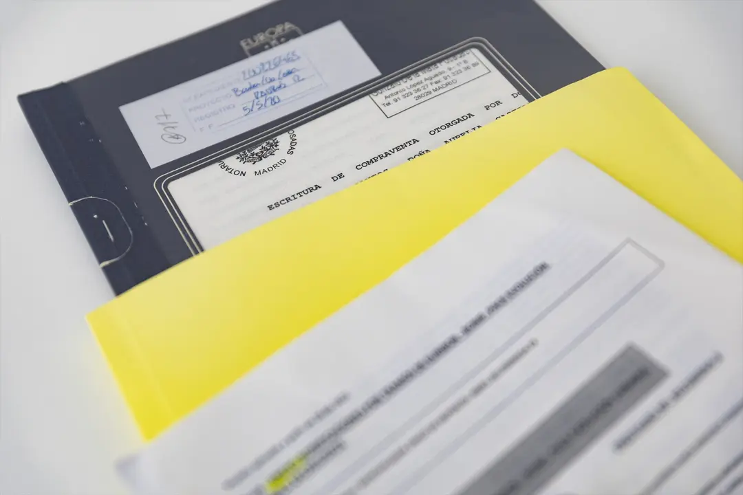 Documentaci&oacute;n para la firma de una hipoteca. EP / Eduardo Parra / Archivo