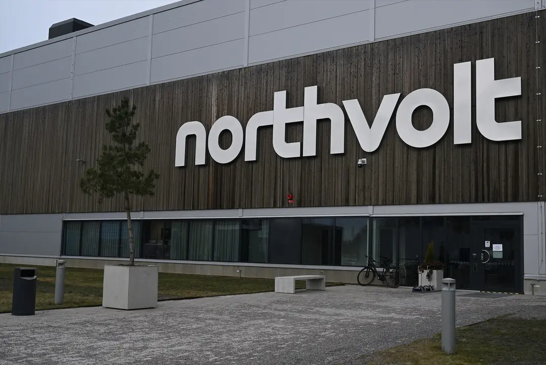 Fachada del edificio de Norhvolt. EP / Britta Pedersen