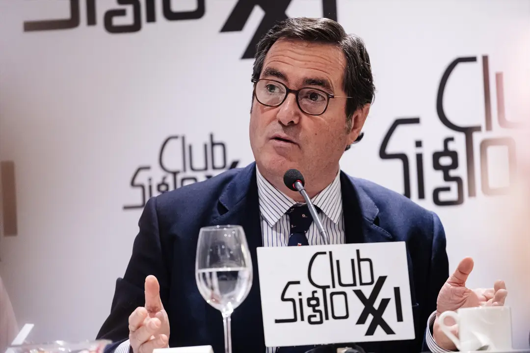 El presidente de la CEOE, Antonio Garamendi. EP / Carlos Luj&aacute;n