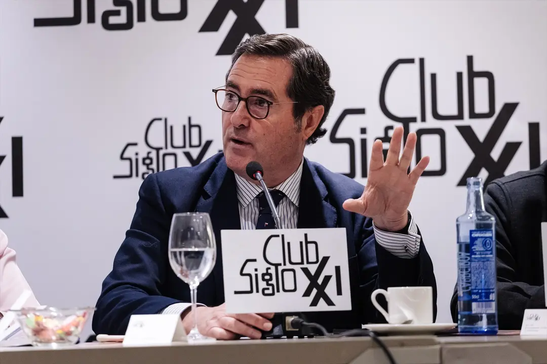 El presidente de la CEOE, Antonio Garamendi. EP / Carlos Luj&aacute;n