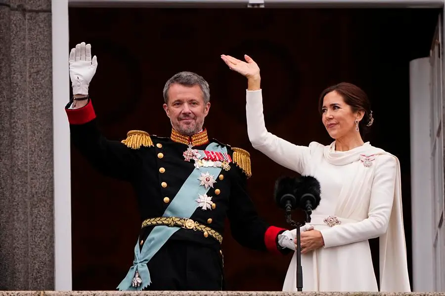 EL nuevo rey de Dinamarca, Federico X, y la reina Mary. EFE / BO AMSTRUP