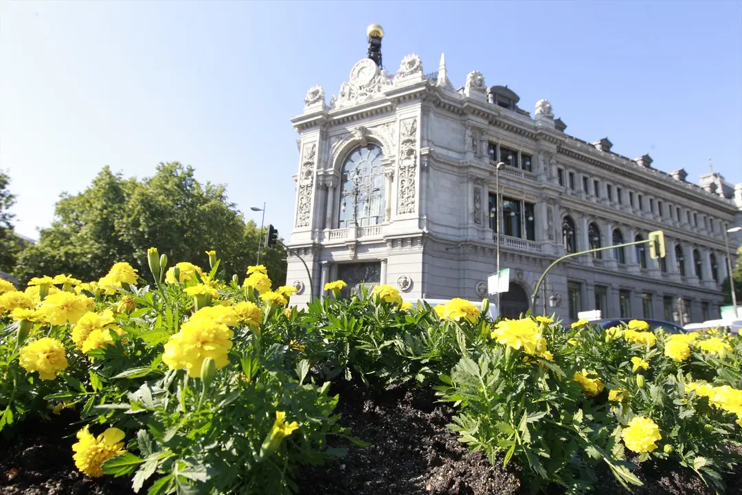 Fachada de la sede del Banco de Espa&ntilde;a en Madrid. EP / Archivo