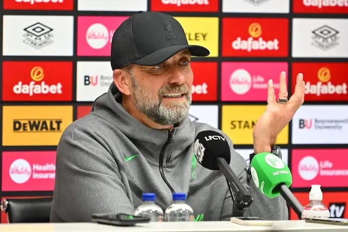 Liverpool manager Jurgen Klopp after the English championship Premier League football match between Bournemouth and Liverpool on 21 January 2024 at the Vitality Stadium in Bournemouth, England - Photo Graham Hunt / ProSportsImages / DPPI