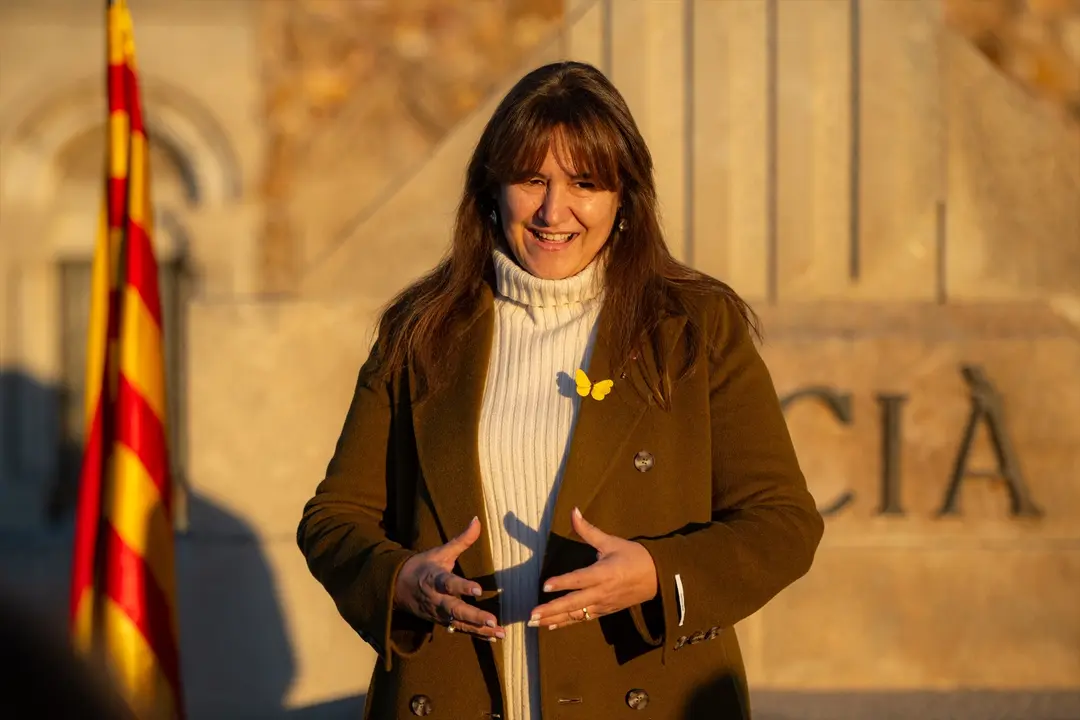 La presidenta de Junts, Laura Borr&agrave;s. EP / Lorena Sop&ecirc;na