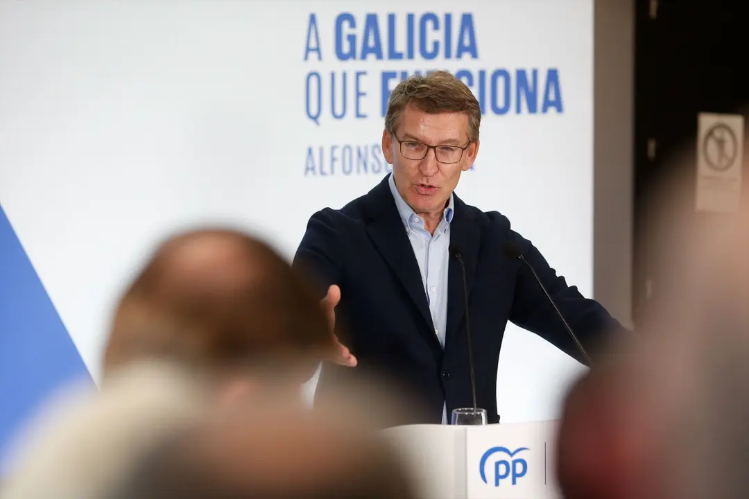 El presidente del Partido Popular, Alberto N&uacute;&ntilde;ez Feij&oacute;o. EP / Carlos Castro