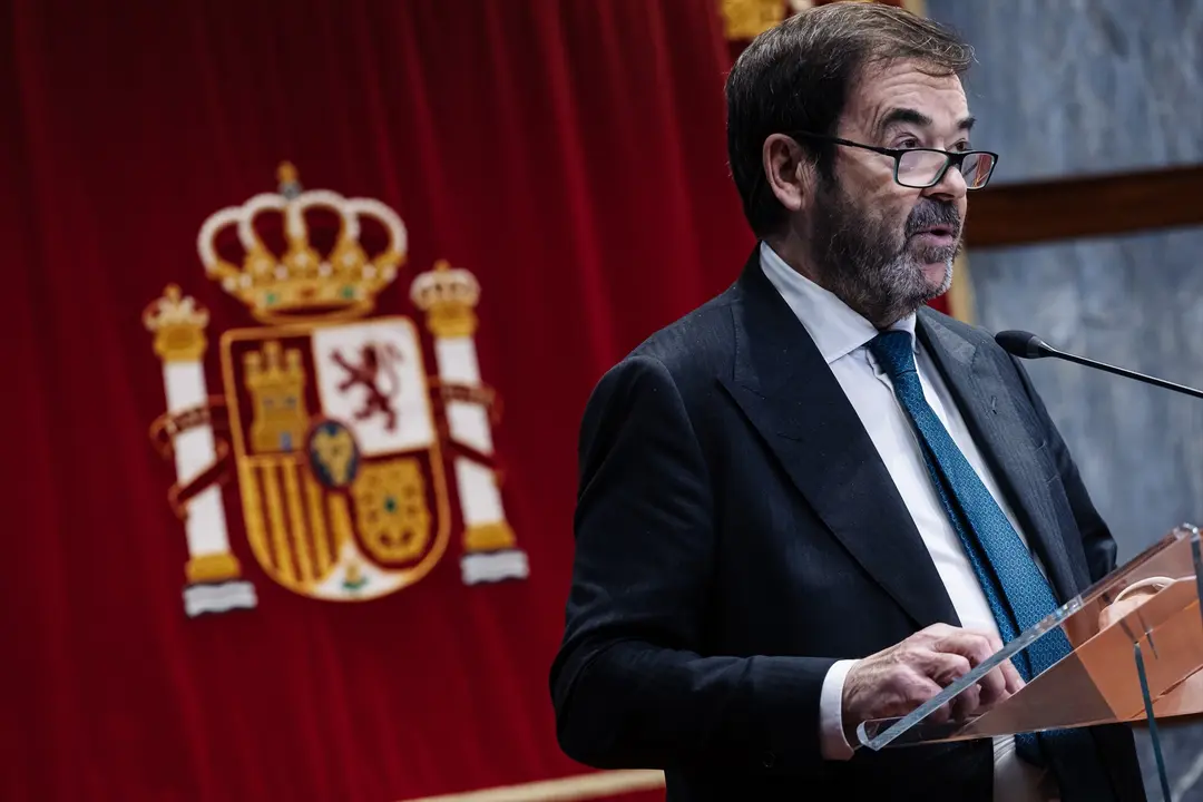 El presidente del Consejo General del Poder Judicial (CGPJ), Vicente Guilarte, en una foto de archivo. EP / Carlos Luj&aacute;n