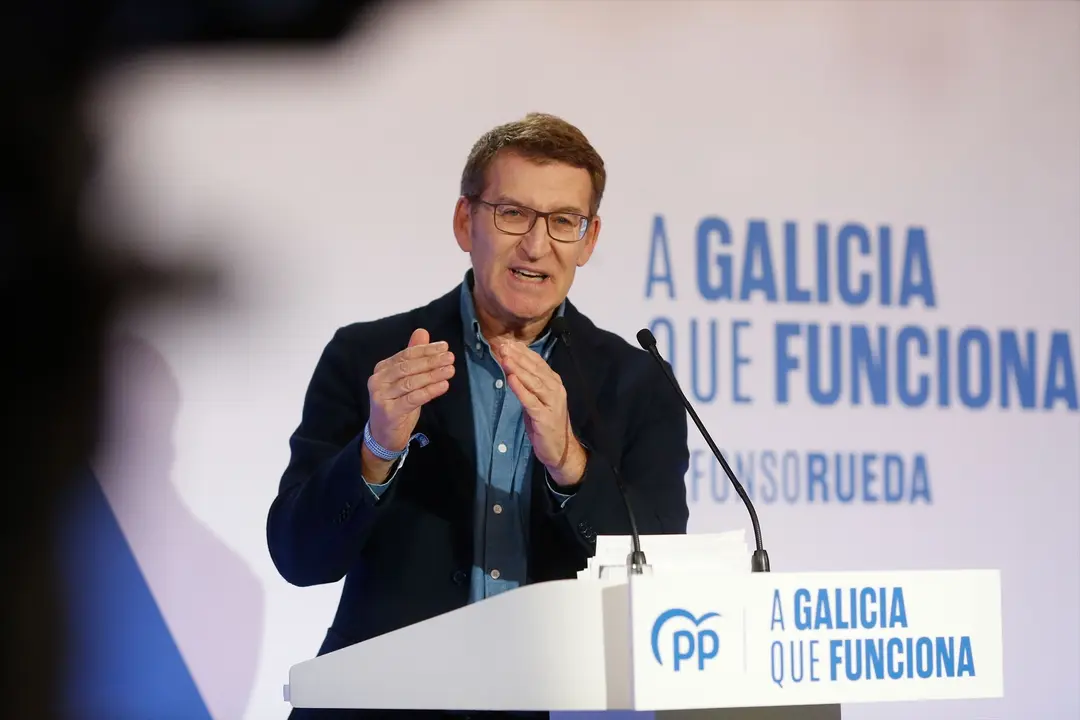 El presidente del Partido Popular, Alberto N&uacute;&ntilde;ez Feij&oacute;o. EP / Carlos Castro