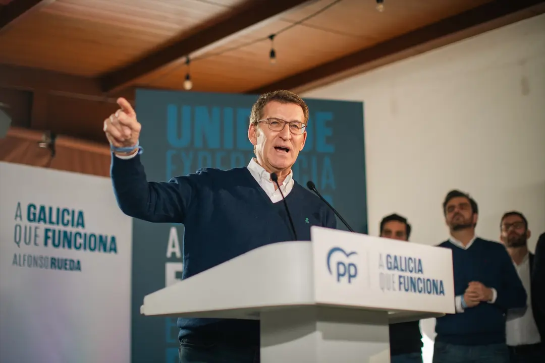 El presidente del PP, Alberto N&uacute;&ntilde;ez Feij&oacute;o. EP