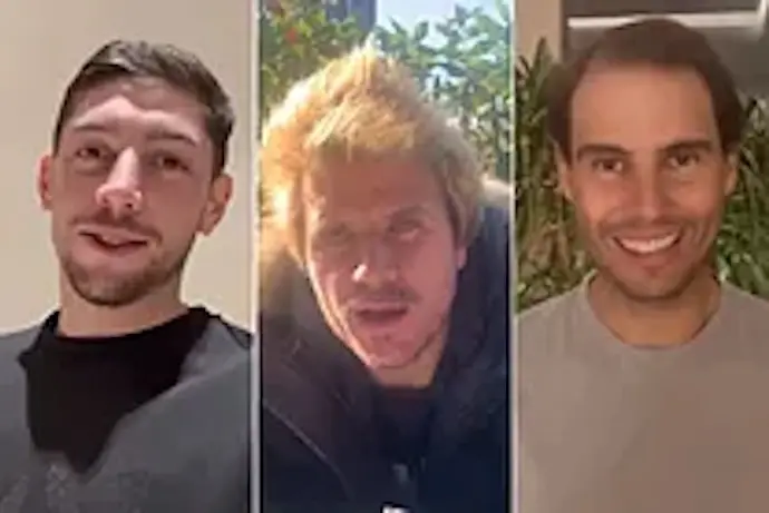 Algunos deportistas que han dado su apoyo al deportista espa&ntilde;ol.