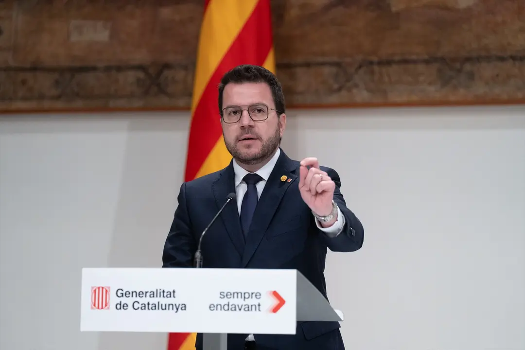 El presidente de la Generalitat, Pere Aragon&egrave;s. EP / David Zorrakino