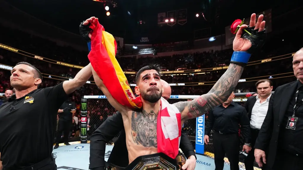 El campe&oacute;n de peso pluma, Ilia Topuria. / UFC