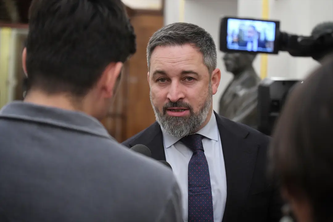 El presidente de Vox, Santiago Abascal. EP / Fernando S&aacute;nchez