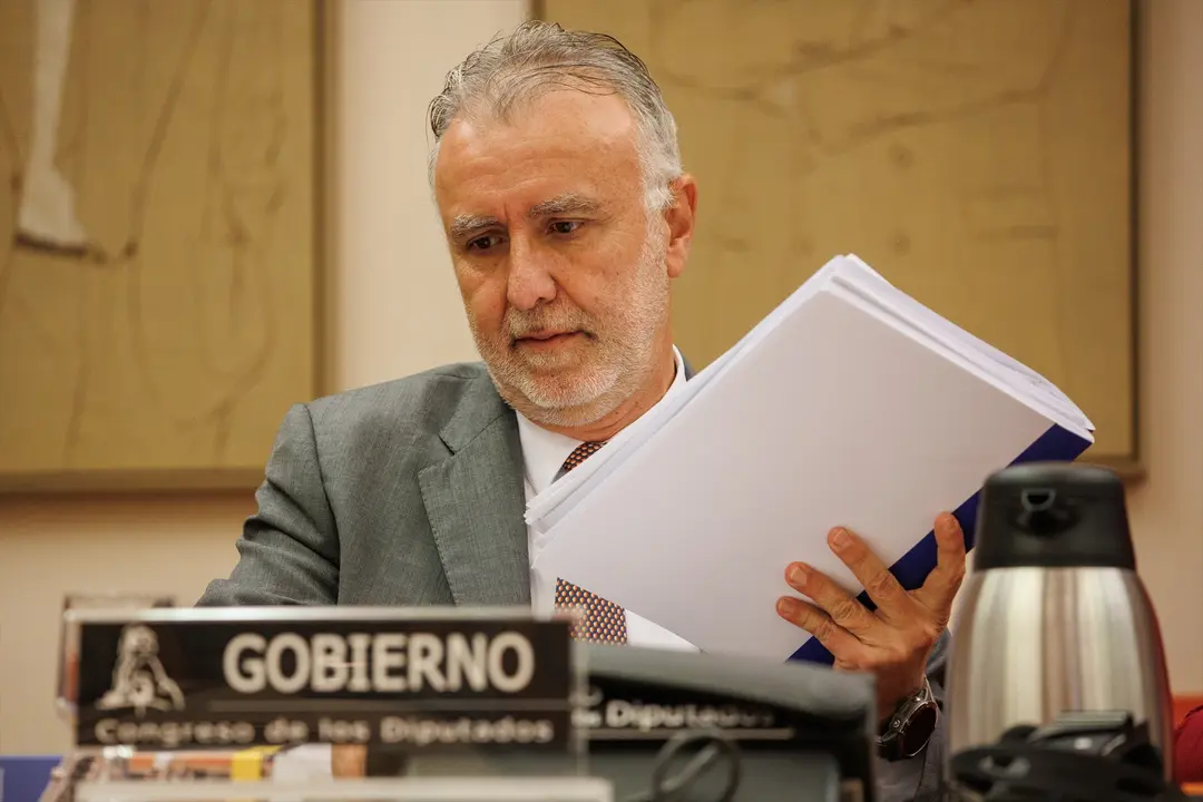 El ministro de Pol&iacute;tica Territorial y Memoria Democr&aacute;tica, &Aacute;ngel V&iacute;ctor Torres. EP / Alejandro Mart&iacute;nez V&eacute;lez
