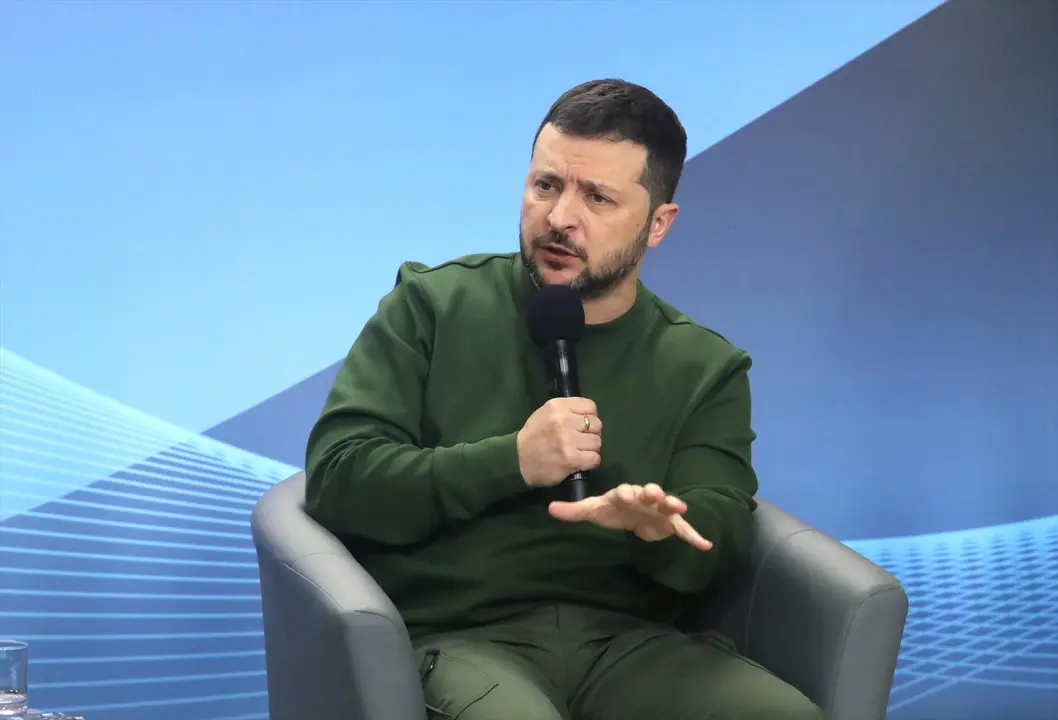 El presidente ucraniano, Volodimir Zelenski. EP